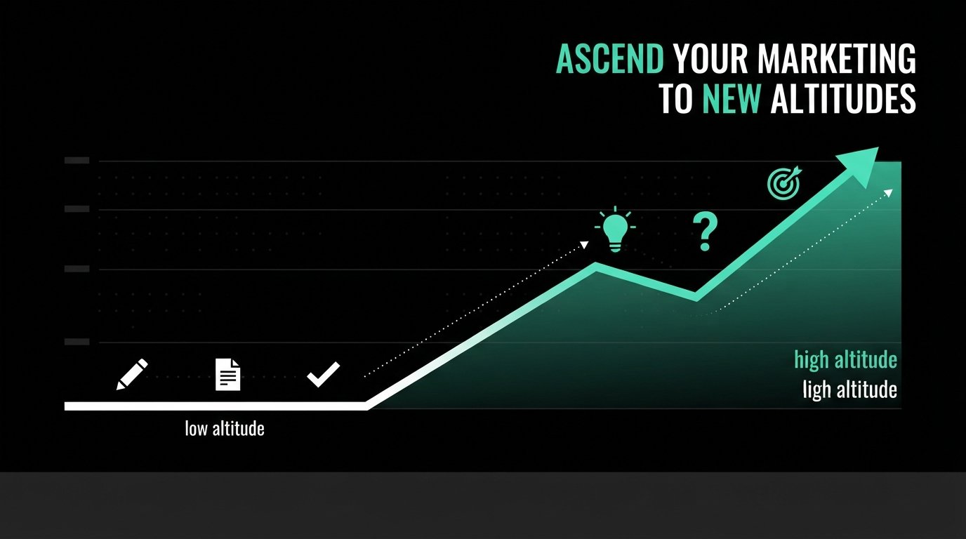 a graph on a black background