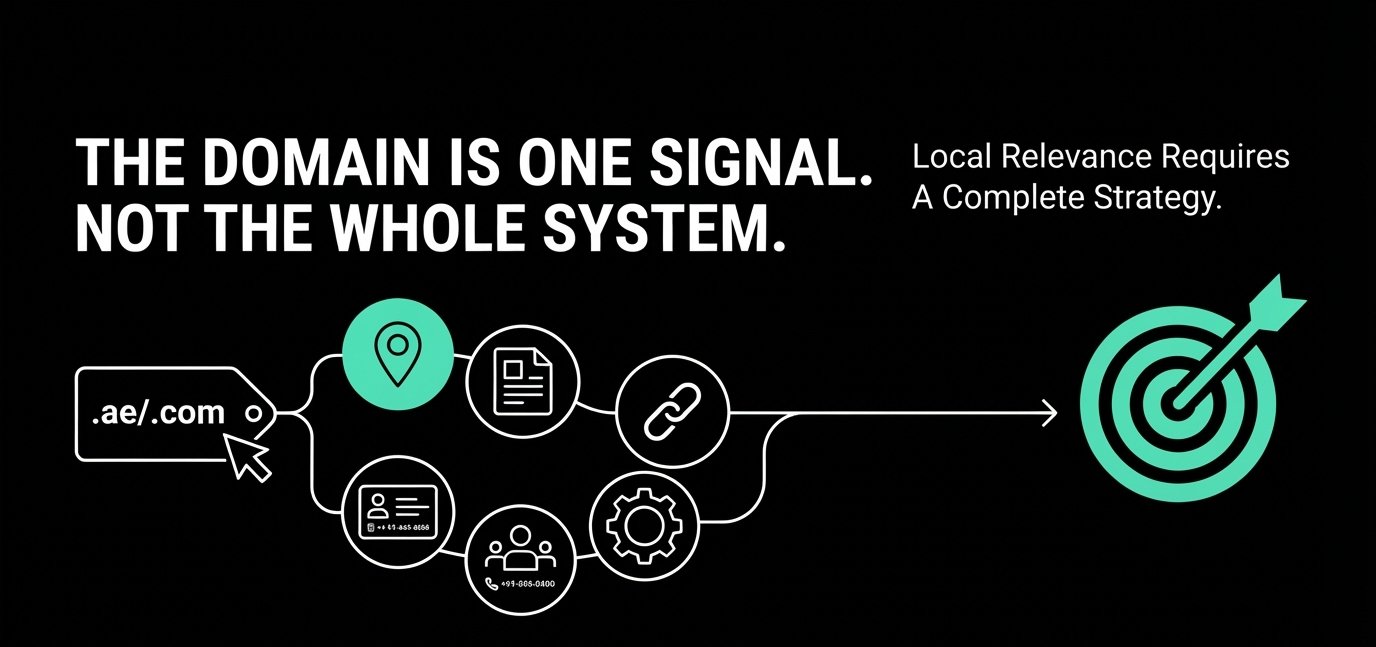 a black background with white text and circles and icons