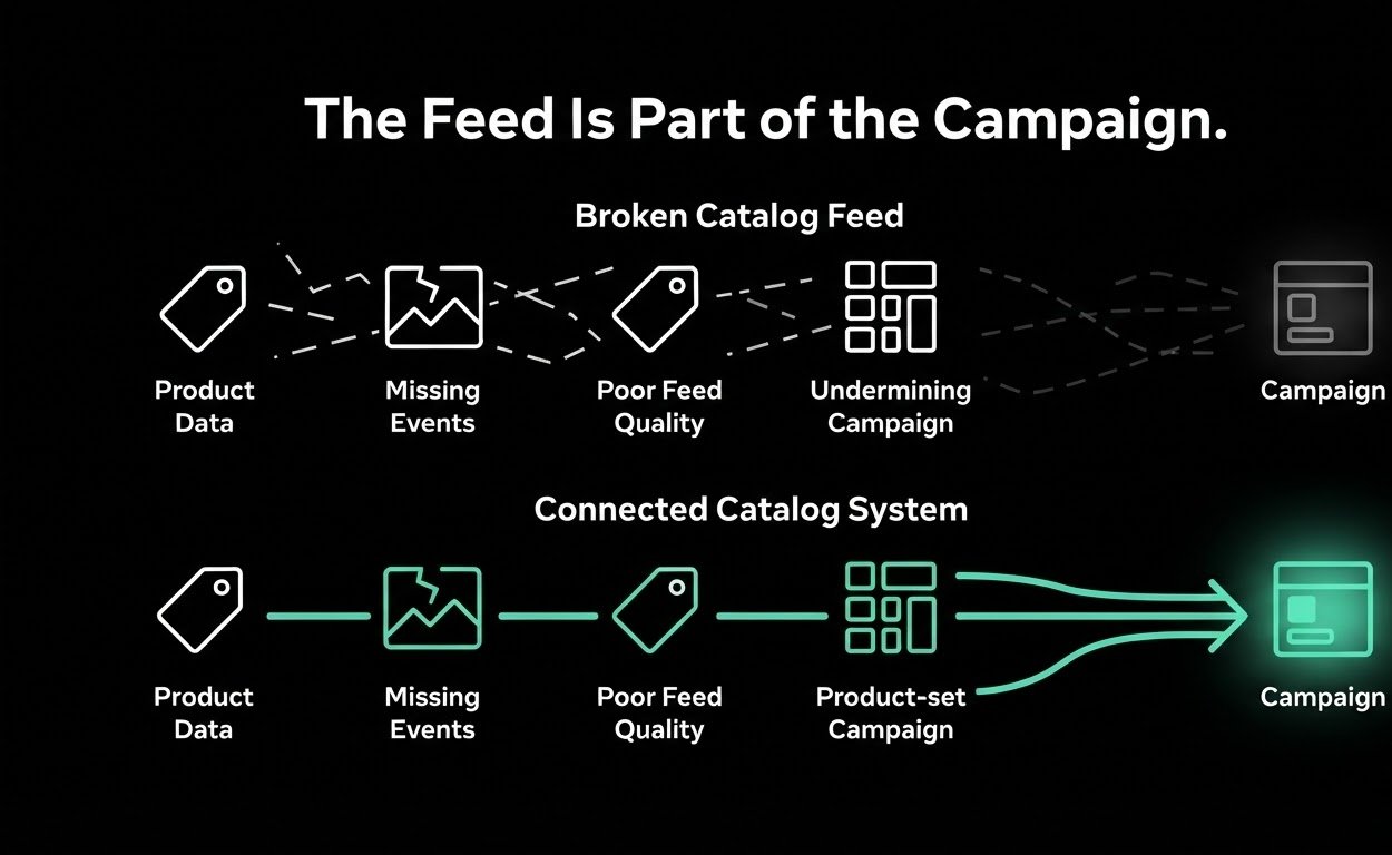 a diagram of a product catalog system